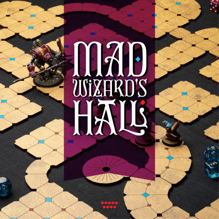Mad Wizard's Hall: miraculous pre-painted TTRPG dungeon tiles