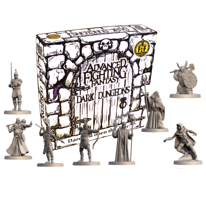 Advanced Fighting Fantasy Dark Dungeons Miniatures