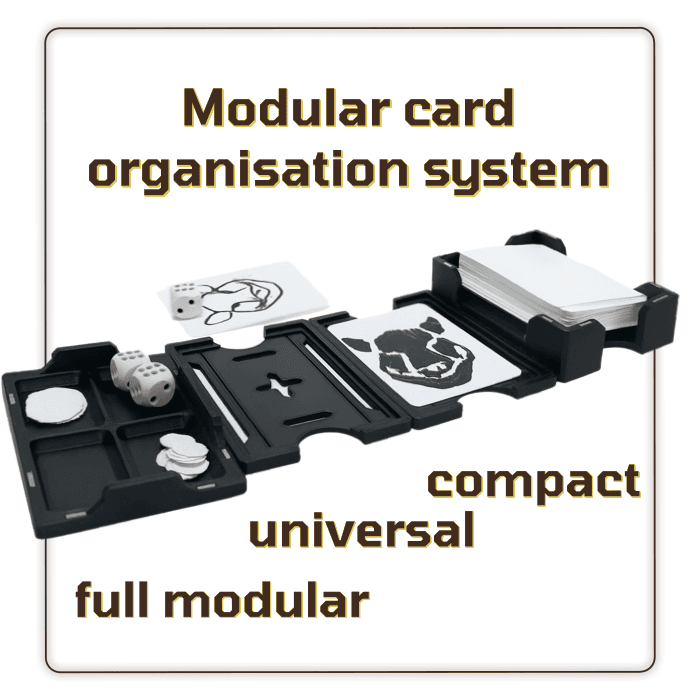 Modular card organisation system