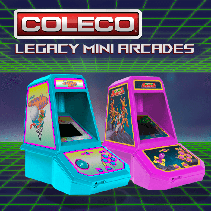 Coleco Legacy Mini Arcades - Zany Golf & Stone Protectors