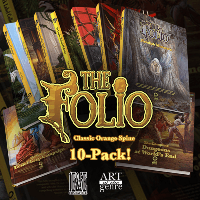 Classic 80s 'Orange Spine' Inspired Hardcovers